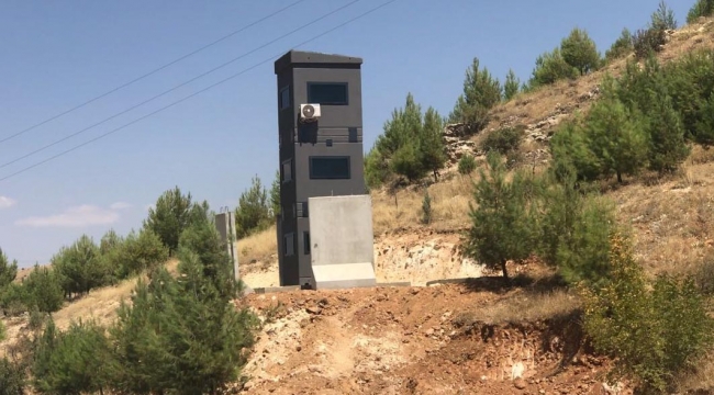 Diyarbakır-Mardin karayoluna zırhlı güvenlik kuleleri